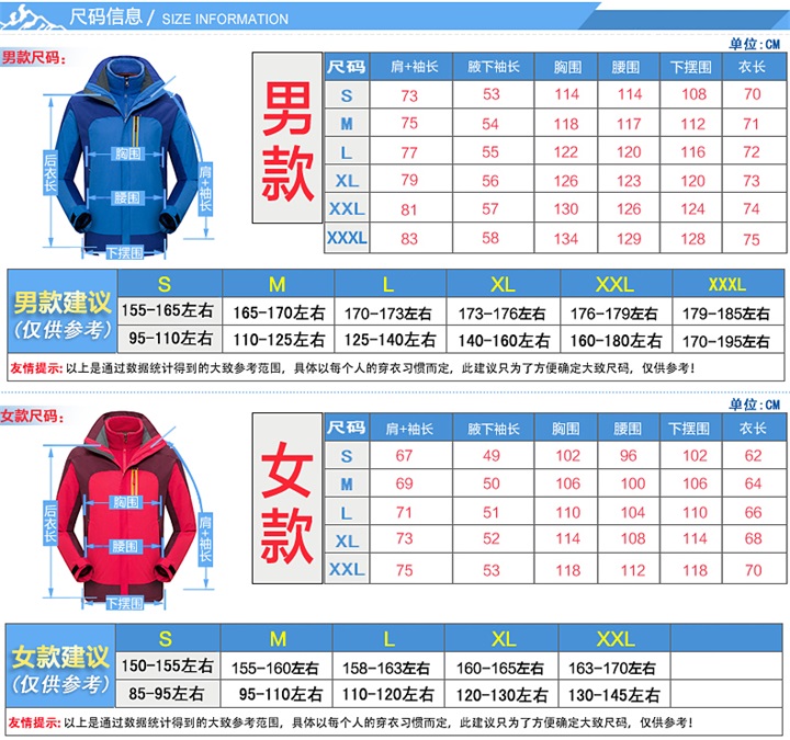 YX888款男女套絨沖鋒衣(圖7) YX888款男女套絨沖鋒衣(圖7)