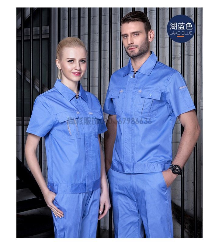 夏季工作服,短袖工作服,薄款工作服SX101(圖9) 夏季工作服,短袖工作服,薄款工作服SX101(圖9)